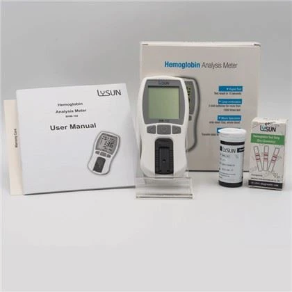 Analizor portabil de hemoglobină LYSUN, aprobat CE, pentru uz casnic