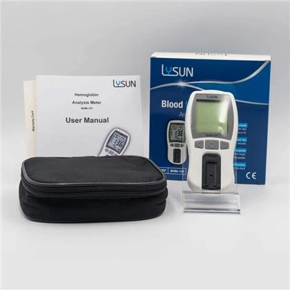 Mâner portabil LYSUN Contor de hemoglobină HB de utilizare ușoară cu funcție Bluetooth