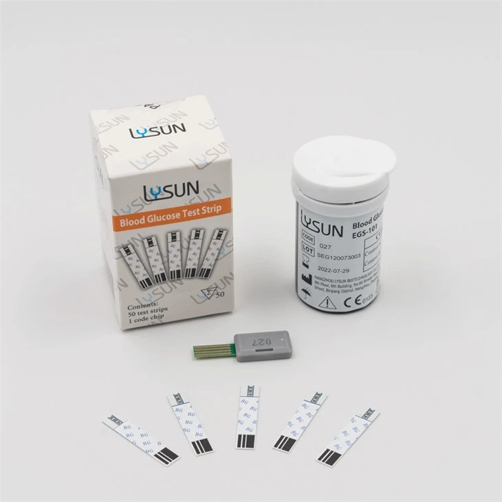 BGM-101 Minimally Invasive Home Blood Glucose Monitoring Device With Test Strips