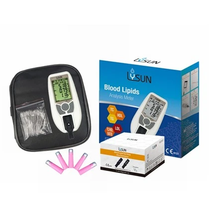 Analizor multifuncțional POCT LPM-101 Contor de analiză a lipidelor din sânge pentru test TC, TG, HDL