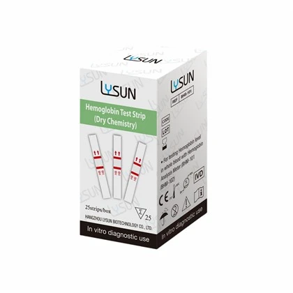 Kit de măsurare a hemoglobinei Lysun cu benzi de testare și dispozitiv de injectare BHS-101