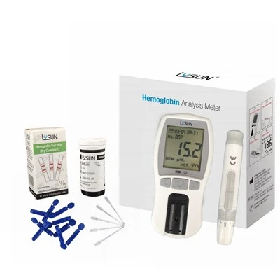 Analizor portabil de testare rapidă a hemoglobinei sanguine LYSUN HCT pentru chimie uscată